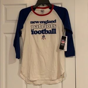New England Patriots 3/4 Sleeve T-Shirt